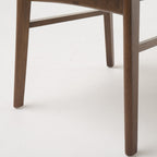 Abrielle Esszimmerstuhl im Mid-Century-Modern-Stil aus gepolstertem Gummibaumholz (2er-Set) von Christopher Knight Home