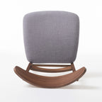 Abrielle Esszimmerstuhl im Mid-Century-Modern-Stil aus gepolstertem Gummibaumholz (2er-Set) von Christopher Knight Home