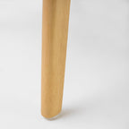 Abrielle Esszimmerstuhl im Mid-Century-Modern-Stil aus gepolstertem Gummibaumholz (2er-Set) von Christopher Knight Home