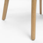 Abrielle Esszimmerstuhl im Mid-Century-Modern-Stil aus gepolstertem Gummibaumholz (2er-Set) von Christopher Knight Home