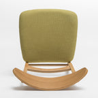 Abrielle Esszimmerstuhl im Mid-Century-Modern-Stil aus gepolstertem Gummibaumholz (2er-Set) von Christopher Knight Home