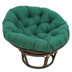 Bali Papasan-Sessel aus Rattan (107 cm) mit Twill-Kissen