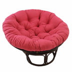 Bali Papasan-Sessel aus Rattan (107 cm) mit Twill-Kissen