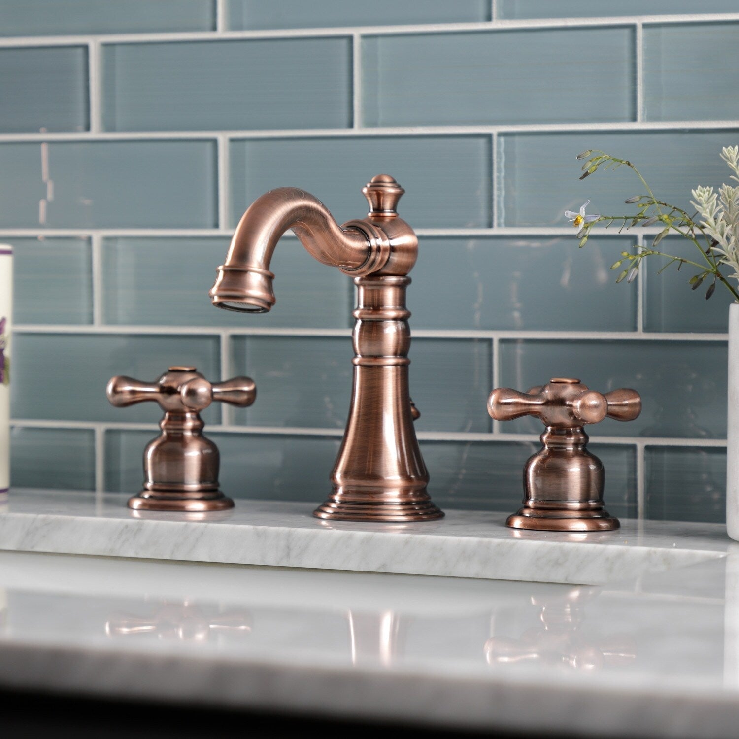 American Classic 8 Zoll breite Badezimmerarmatur