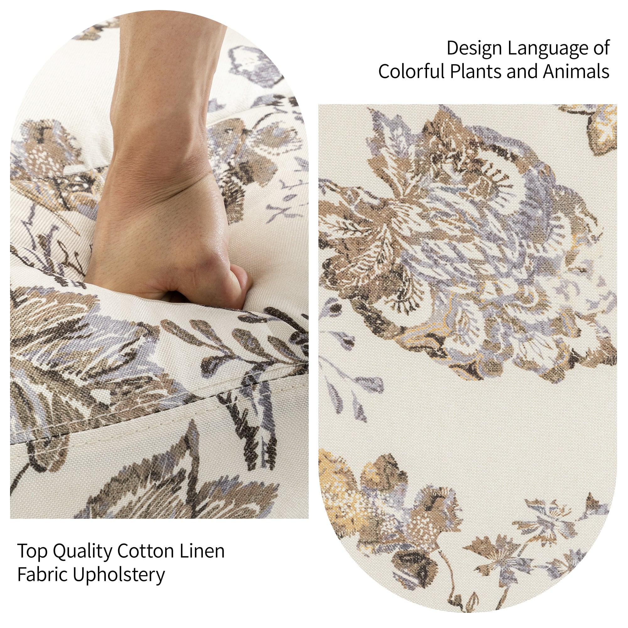 2er-Set 2er-Set Drehsessel mit manueller Rückenlehnenverstellung und 29 Zoll Breite