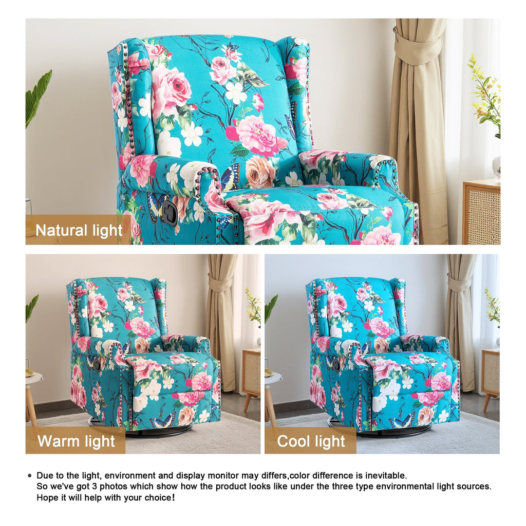 2er-Set 2er-Set Drehsessel mit manueller Rückenlehnenverstellung und 29 Zoll Breite