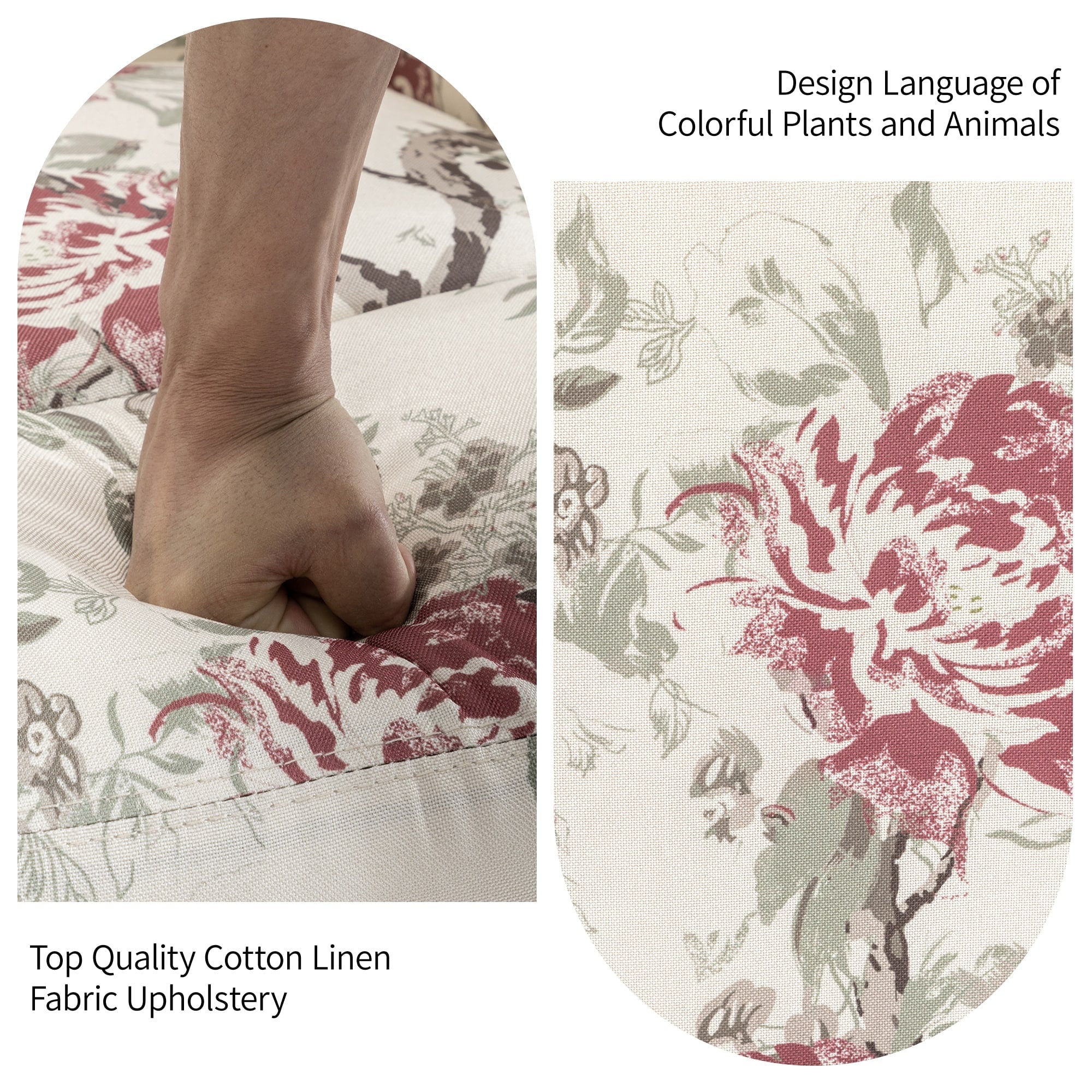 2er-Set 2er-Set Drehsessel mit manueller Rückenlehnenverstellung und 29 Zoll Breite