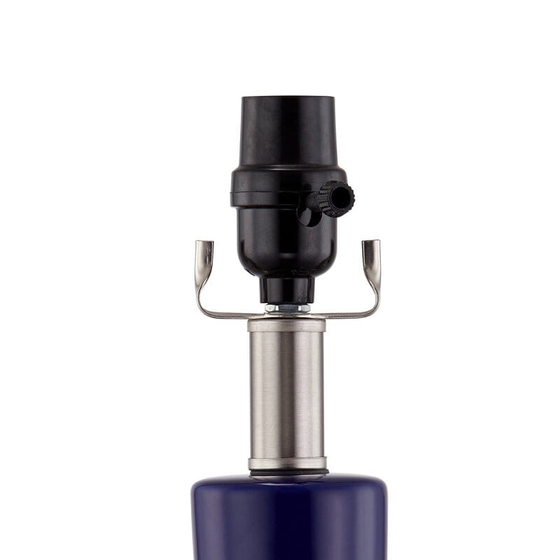 28,5 cm Keramik-Tischlampen-Set mit USB-Anschluss (2er-Set)