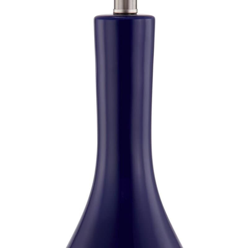 28,5 cm Keramik-Tischlampen-Set mit USB-Anschluss (2er-Set)