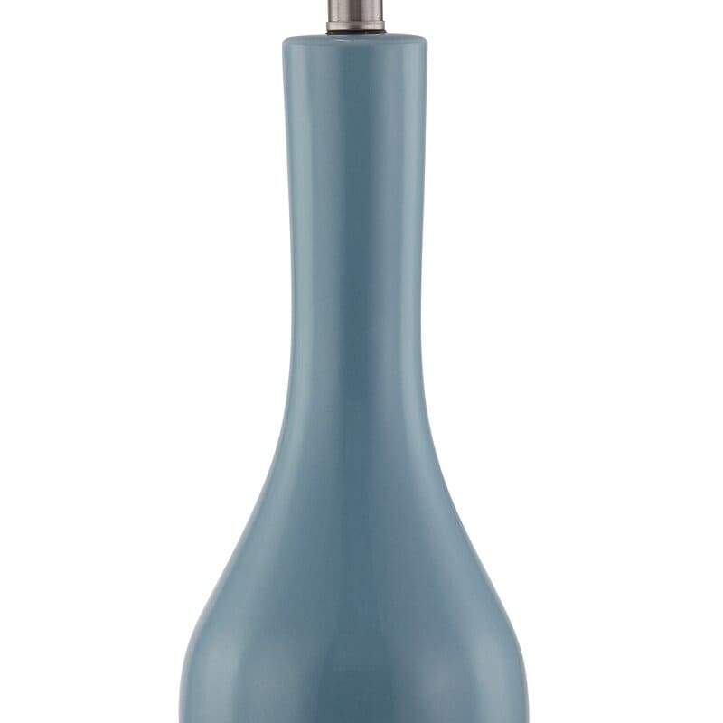 28,5 cm Keramik-Tischlampen-Set mit USB-Anschluss (2er-Set)