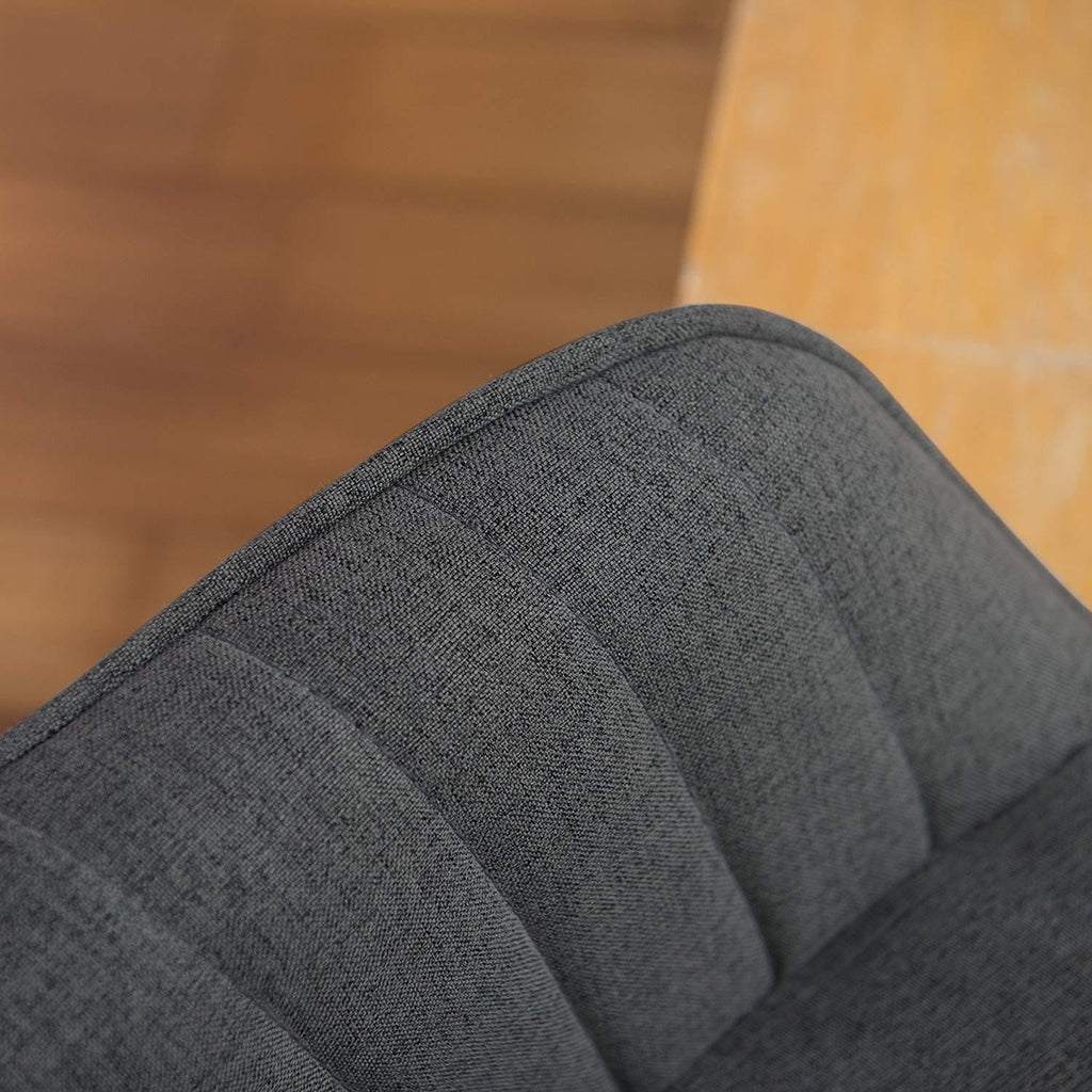 Art Leon Moderner Drehsessel fürs Homeoffice mit Holzbeinen