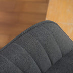 Art Leon Moderner Drehsessel fürs Homeoffice mit Holzbeinen