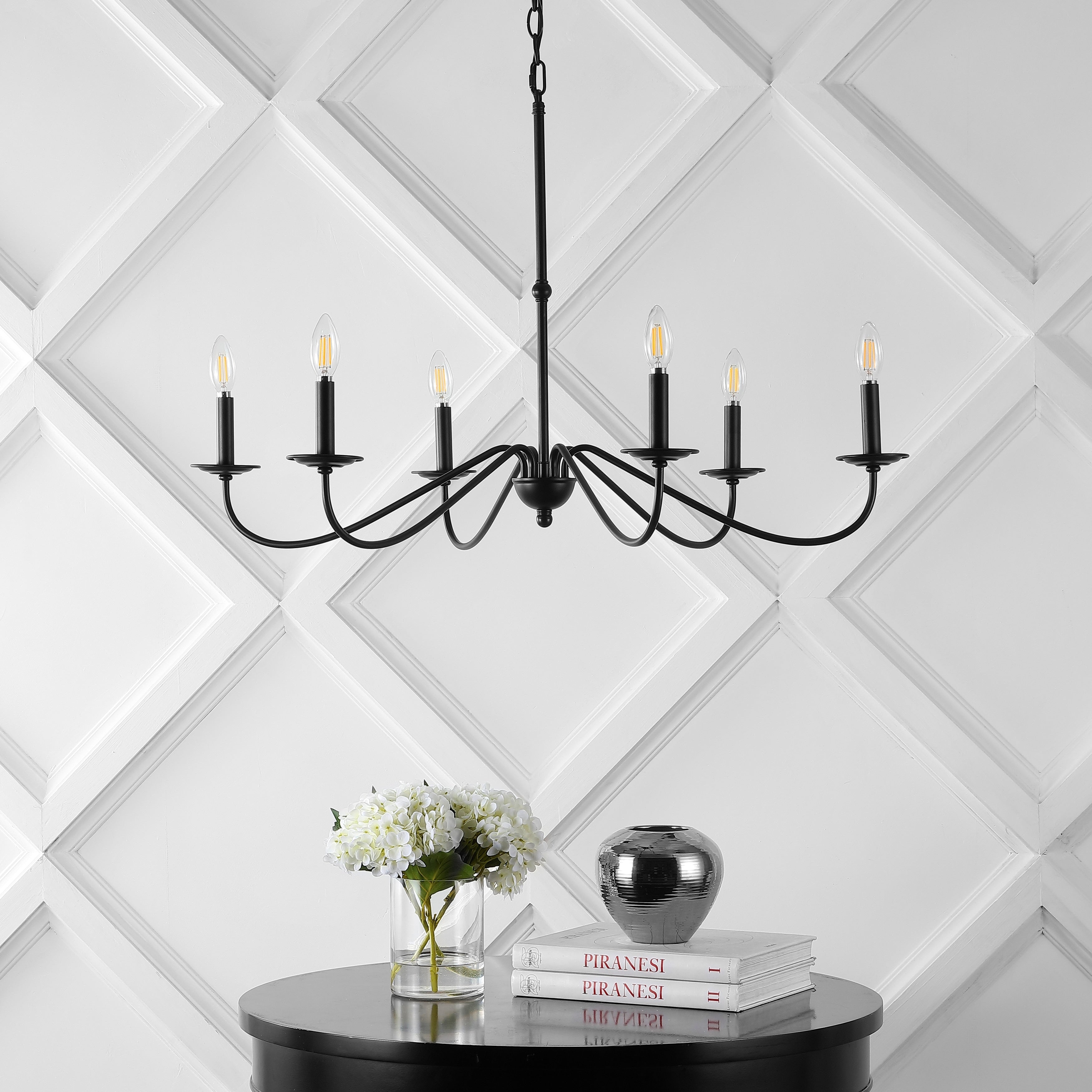 34,75 € 6-flammiger LED-Kronleuchter aus Eisen, von JONATHAN Y