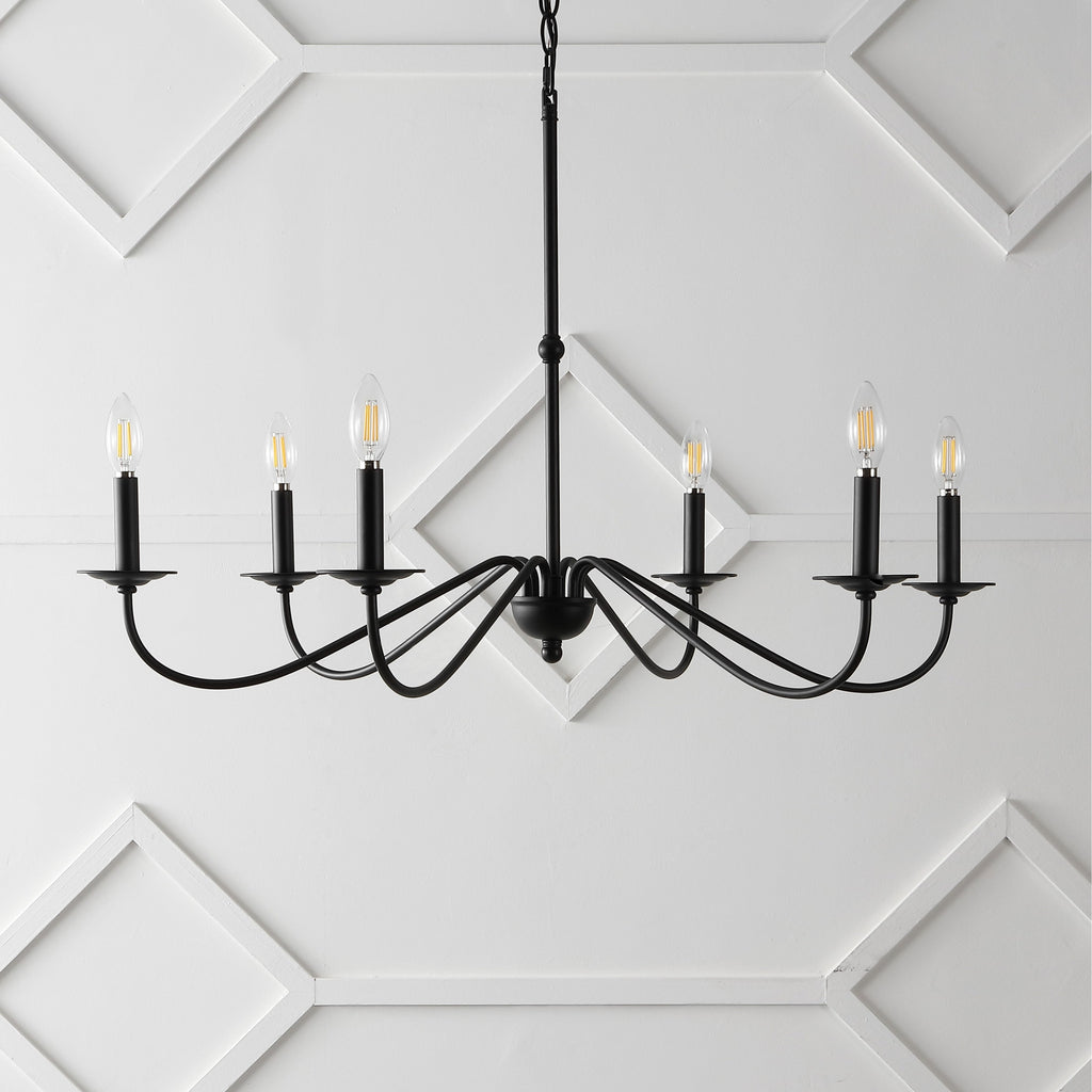 34,75 € 6-flammiger LED-Kronleuchter aus Eisen, von JONATHAN Y