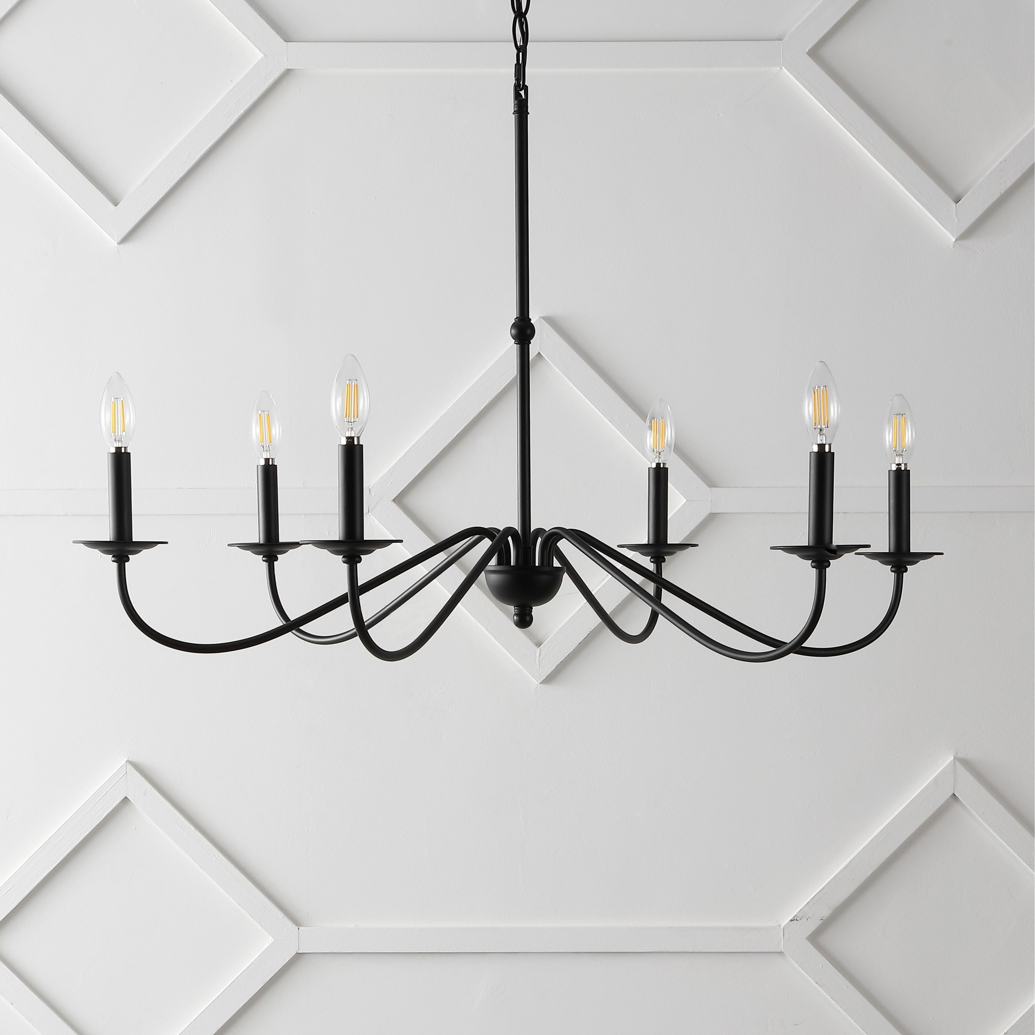 34,75 € 6-flammiger LED-Kronleuchter aus Eisen, von JONATHAN Y