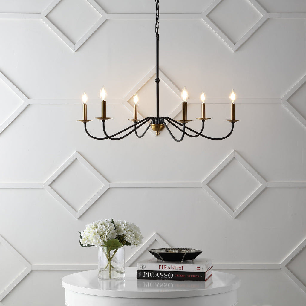 34,75 € 6-flammiger LED-Kronleuchter aus Eisen, von JONATHAN Y