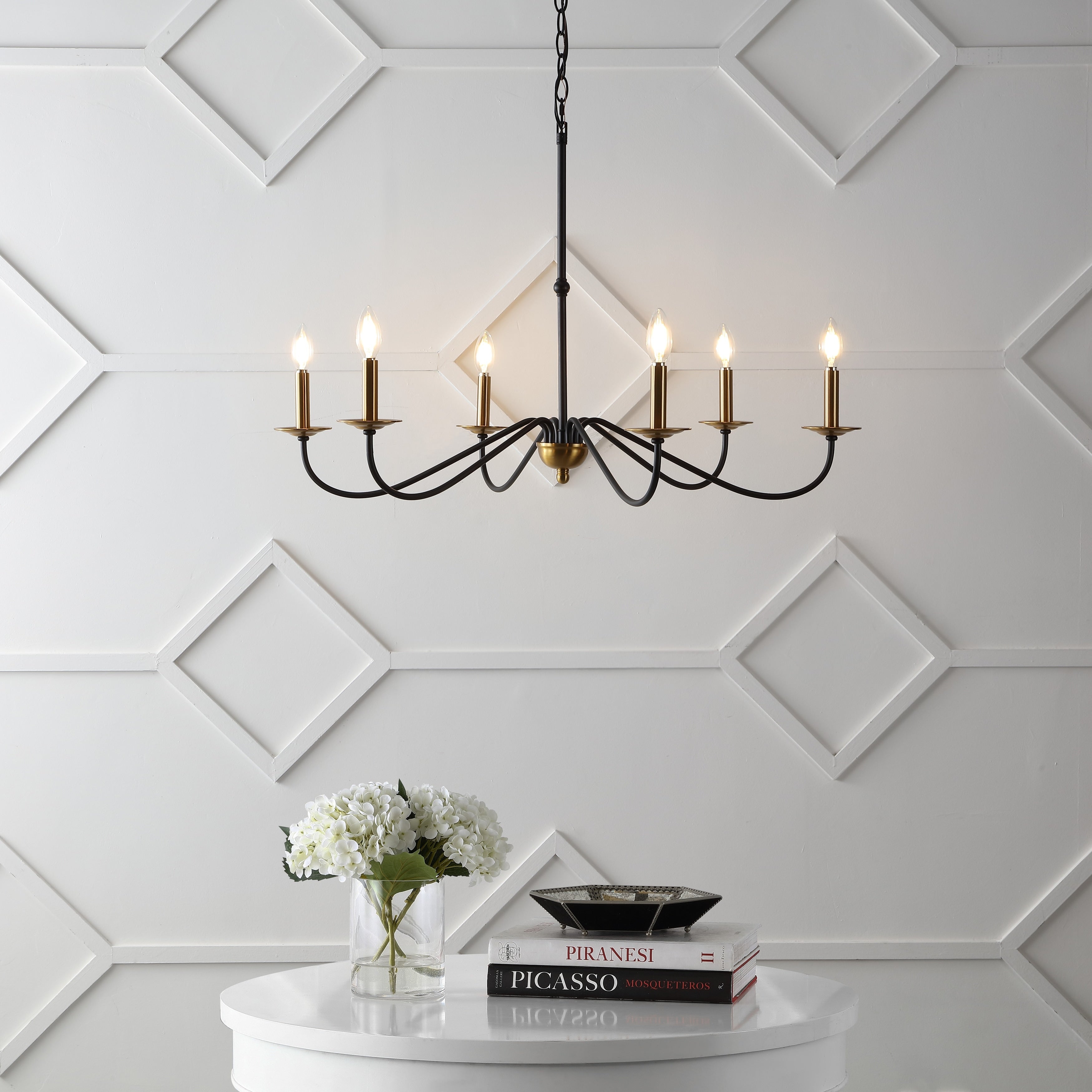 34,75 € 6-flammiger LED-Kronleuchter aus Eisen, von JONATHAN Y