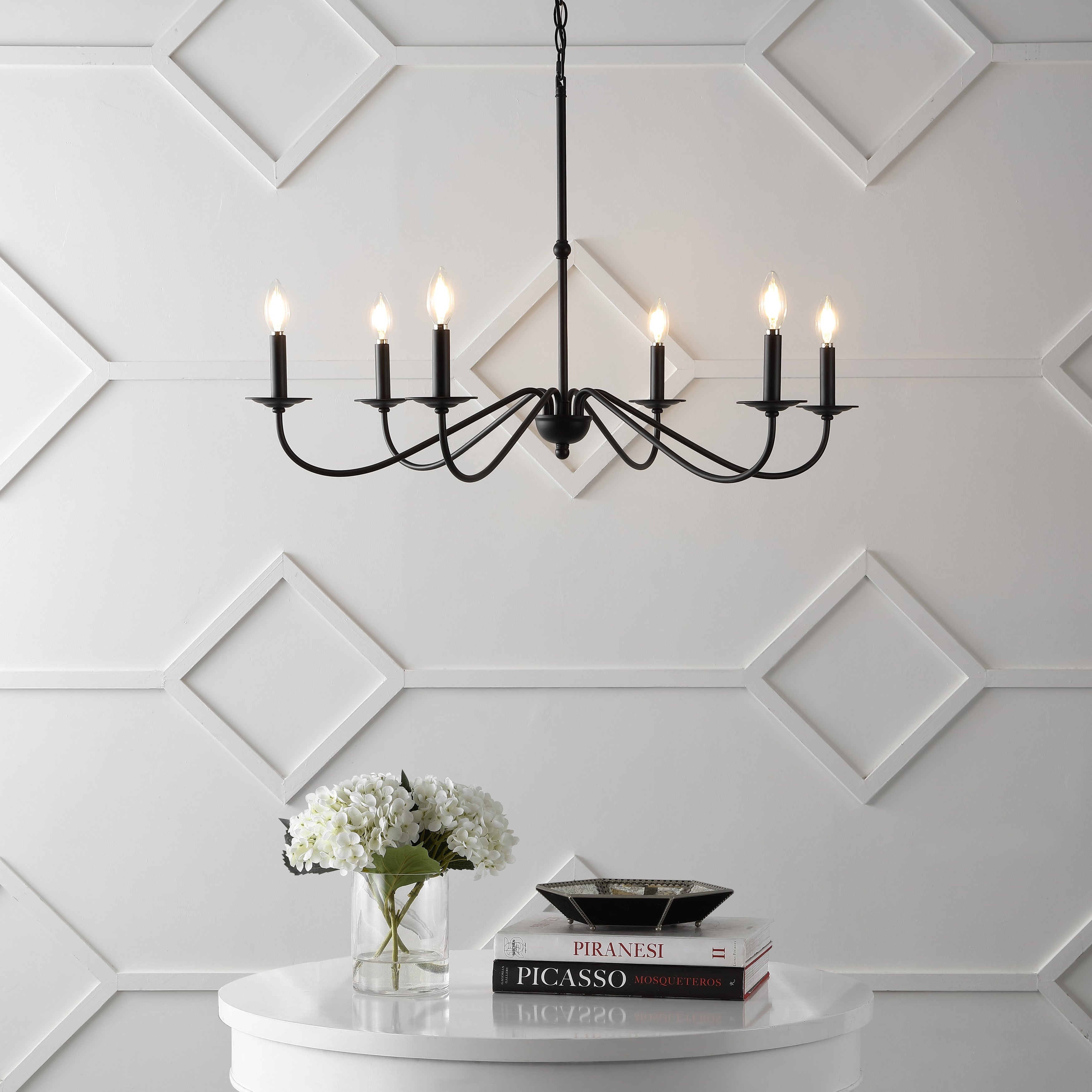 34,75 € 6-flammiger LED-Kronleuchter aus Eisen, von JONATHAN Y