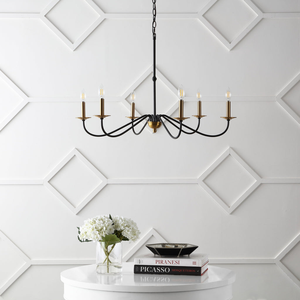 34,75 € 6-flammiger LED-Kronleuchter aus Eisen, von JONATHAN Y