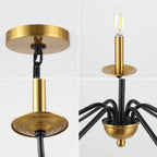 34,75 € 6-flammiger LED-Kronleuchter aus Eisen, von JONATHAN Y