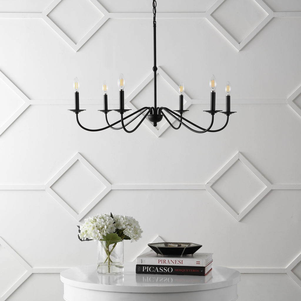 34,75 € 6-flammiger LED-Kronleuchter aus Eisen, von JONATHAN Y