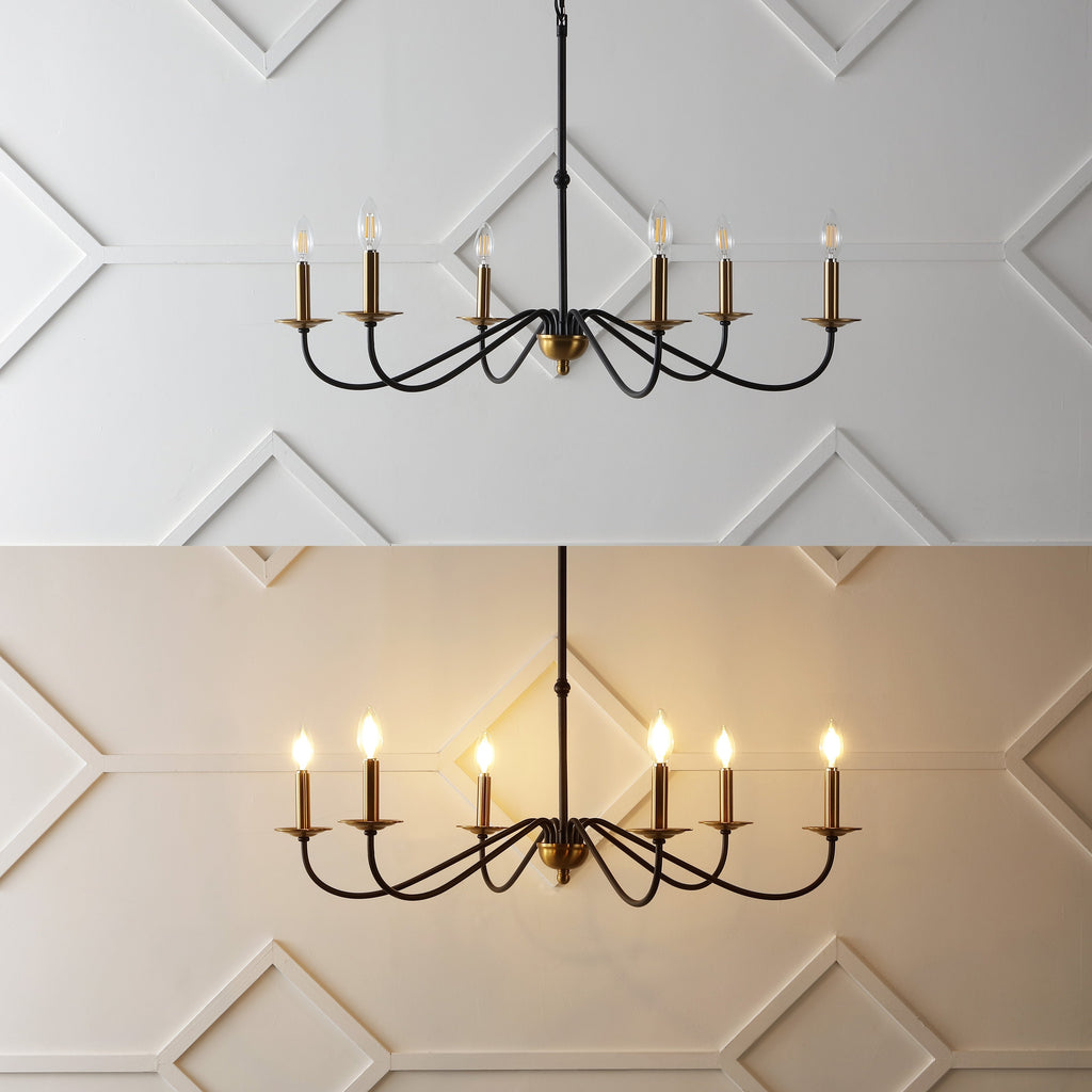 34,75 € 6-flammiger LED-Kronleuchter aus Eisen, von JONATHAN Y