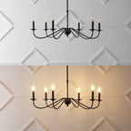 34,75 € 6-flammiger LED-Kronleuchter aus Eisen, von JONATHAN Y