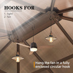 EROMMY Pavillon mit festem Dach, Pergola mit Doppeldach, Netz und Vorhängen, robuste Überdachung für Terrasse, Garten und Poolpartys