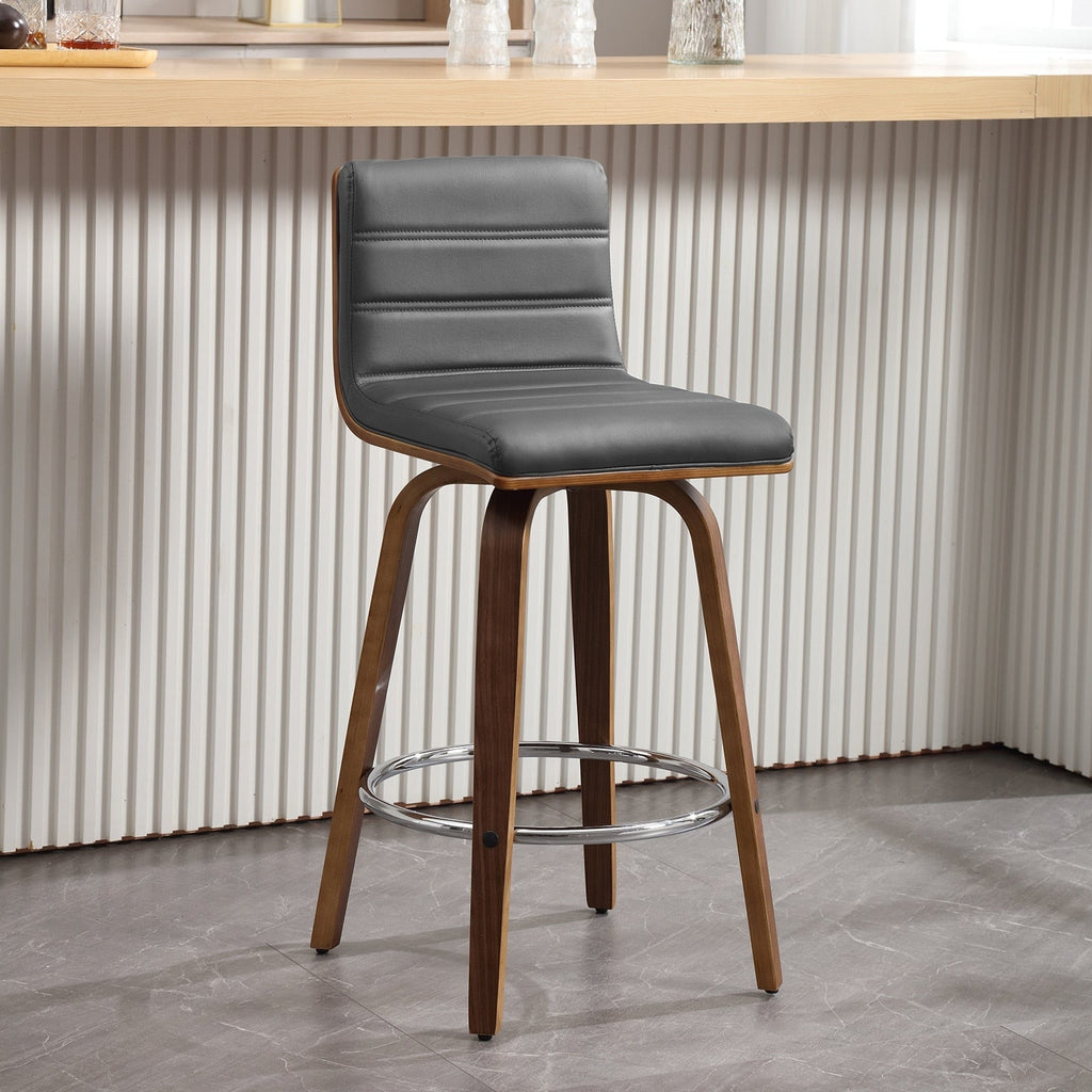 26/29 Barhocker/Tresenhocker aus Kunstleder, drehbar, 2er-/3er-Set