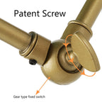 2er-Set moderne Schwenkarmleuchten, verstellbare, festverdrahtete Wandleuchten mit Stecker