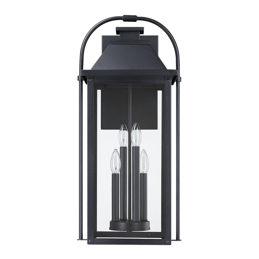 Brits Schwarze Außenwandlaterne
