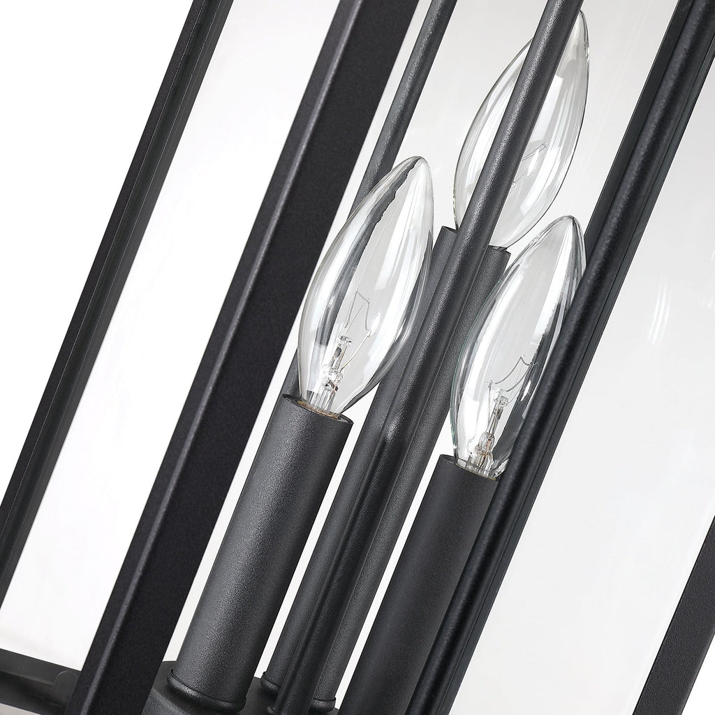 Brits Schwarze Außenwandlaterne