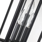 Brits Schwarze Außenwandlaterne