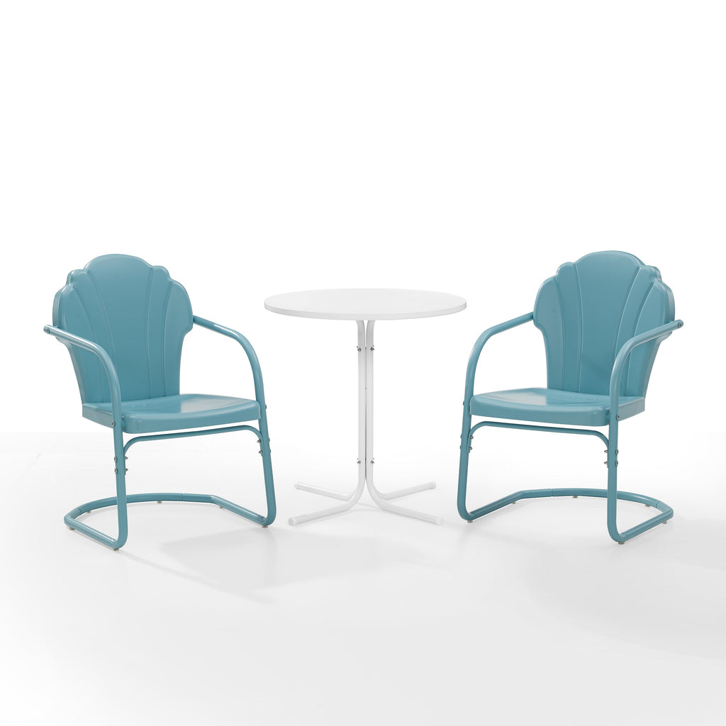 Crosley Tulip 3-teiliges Bistro-Set für den Außenbereich – 98 cm B x 29 cm T x 32,88 cm H