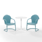 Crosley Tulip 3-teiliges Bistro-Set für den Außenbereich – 98 cm B x 29 cm T x 32,88 cm H