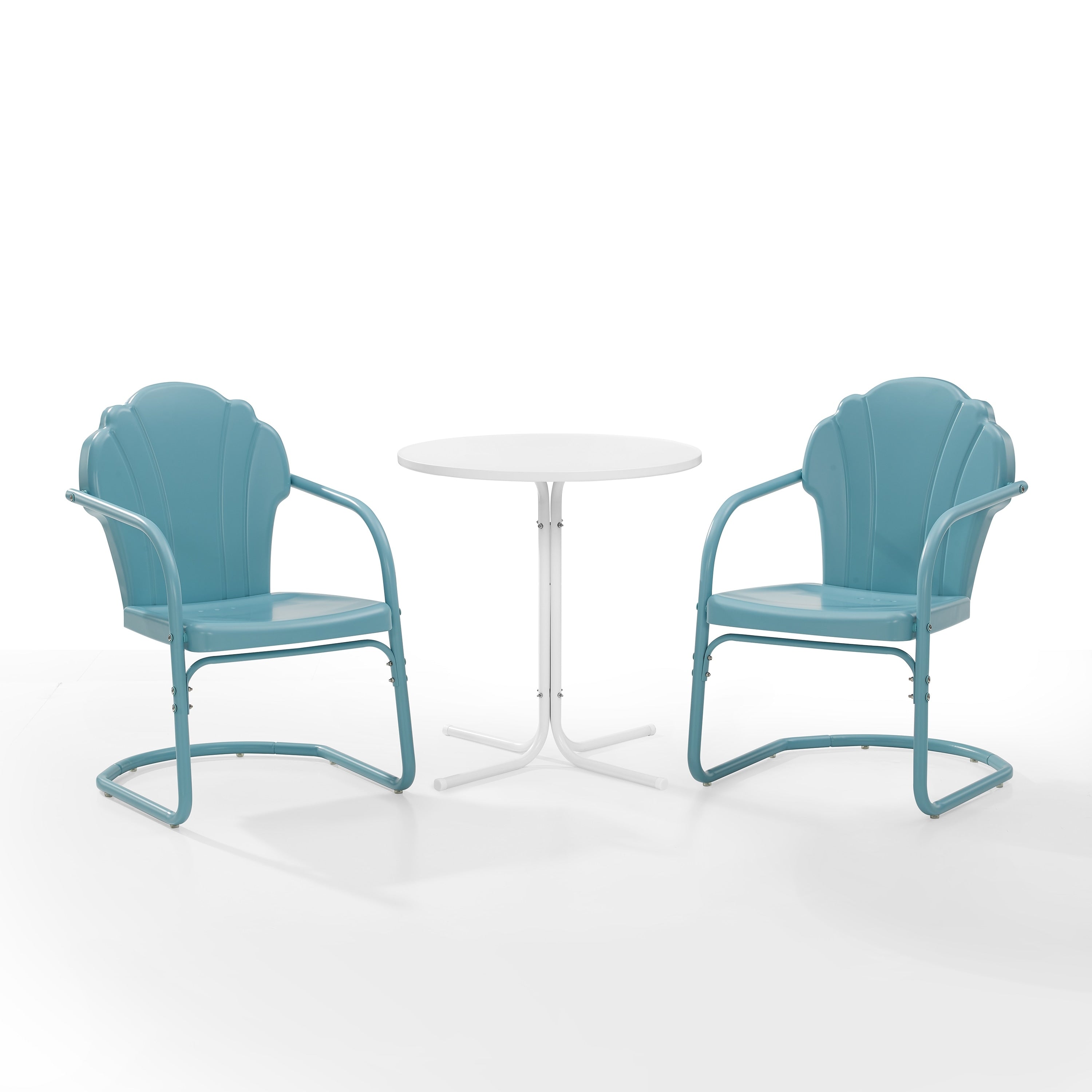 Crosley Tulip 3-teiliges Bistro-Set für den Außenbereich – 98 cm B x 29 cm T x 32,88 cm H