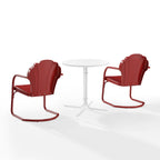 Crosley Tulip 3-teiliges Bistro-Set für den Außenbereich – 98 cm B x 29 cm T x 32,88 cm H