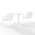 Crosley Tulip 3-teiliges Bistro-Set für den Außenbereich – 98 cm B x 29 cm T x 32,88 cm H