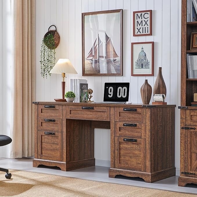 60 Schreibtische im Landhausstil, Schreibtische aus Holz für das Homeoffice, Computertische