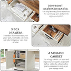 60 Schreibtische im Landhausstil, Schreibtische aus Holz für das Homeoffice, Computertische