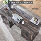 60 Schreibtische im Landhausstil, Schreibtische aus Holz für das Homeoffice, Computertische