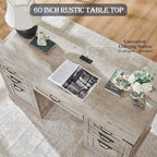 60 Schreibtische im Landhausstil, Schreibtische aus Holz für das Homeoffice, Computertische