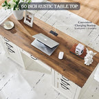 60 Schreibtische im Landhausstil, Schreibtische aus Holz für das Homeoffice, Computertische