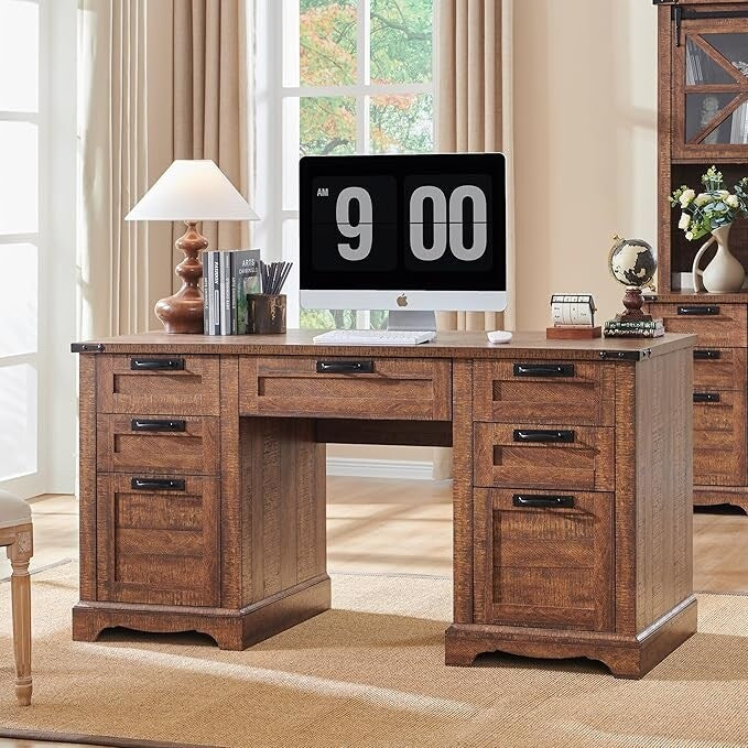 60 Schreibtische im Landhausstil, Schreibtische aus Holz für das Homeoffice, Computertische