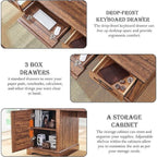 60 Schreibtische im Landhausstil, Schreibtische aus Holz für das Homeoffice, Computertische