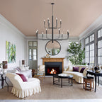 Minimalistischer Kerzenleuchter mit 15 Leuchten, 2-stufig, antikes Design – 48