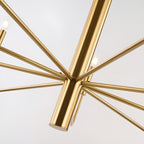 Minimalistischer Kerzenleuchter mit 15 Leuchten, 2-stufig, antikes Design – 48