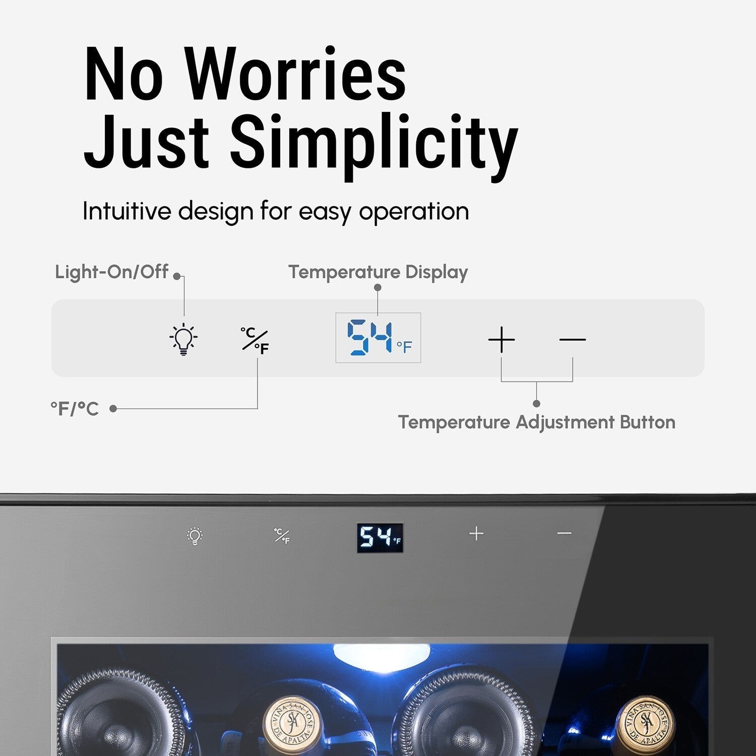 17 Zoll (43 cm) Weinkühlschrank für 28 Flaschen, Edelstahl-Weinkühler für den privaten und gewerblichen Gebrauch