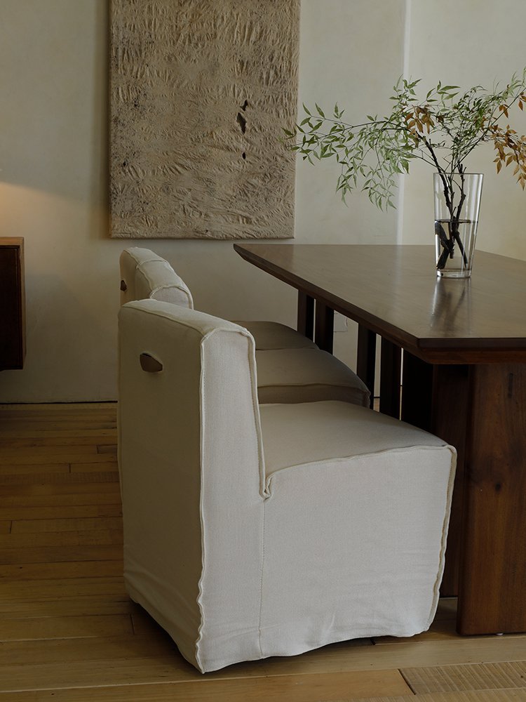 Castor Slipcover Sofa Chair