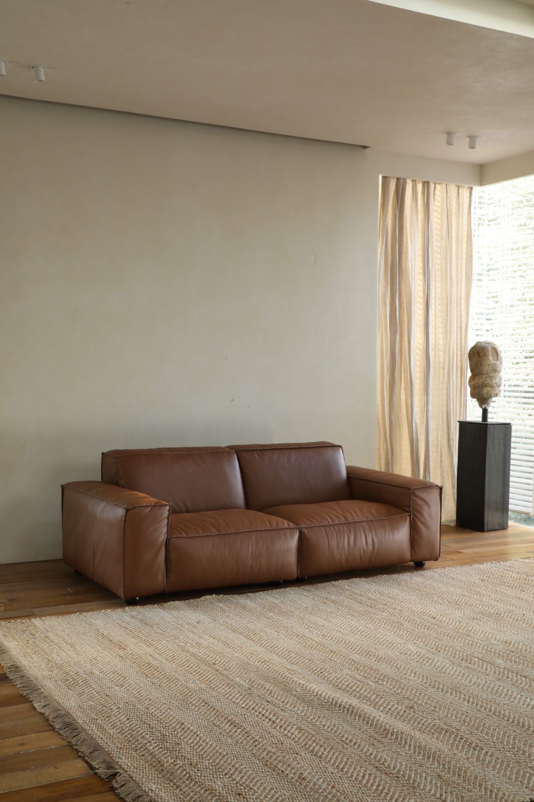 Botan Leather Sectional Sofa